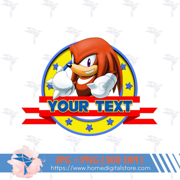 Birthday Knuckles Sonic