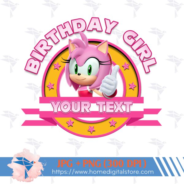 Birthday Amy Rose Sonic