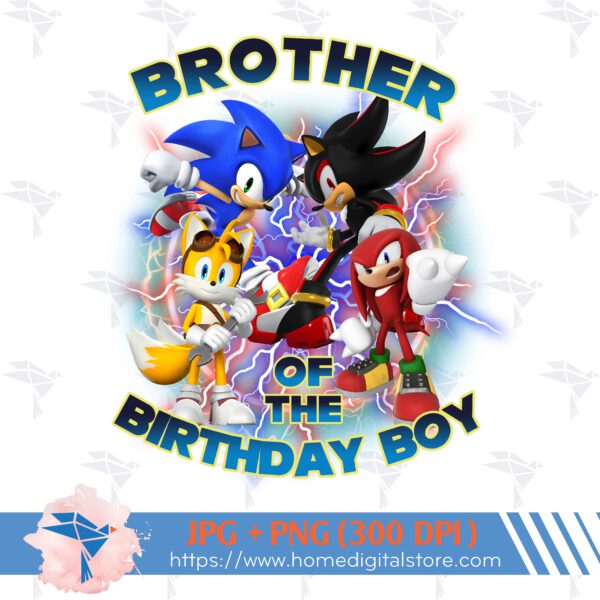 Brother of the Birthday Boy Sonic