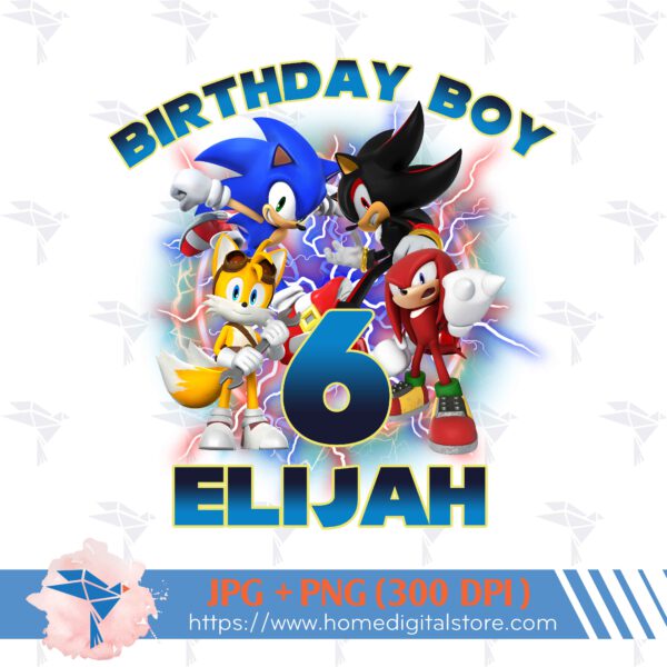 Birthday Boy Sonic