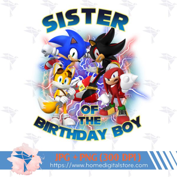 Sister of the Birthday Boy Sonic
