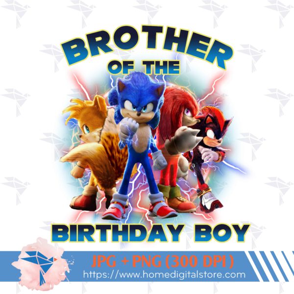 Brother of the Birthday Boy Sonic