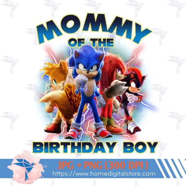 Mommy of the Birthday Boy Sonic