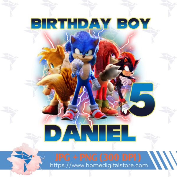 Birthday Boy Sonic
