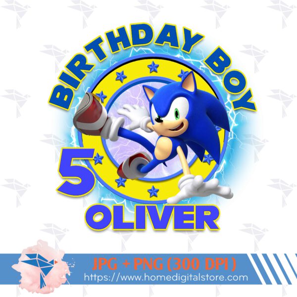 Birthday Boy Sonic