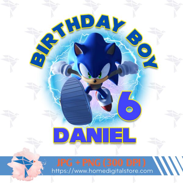 Birthday Boy Sonic