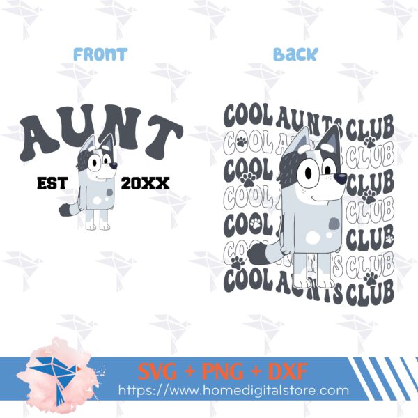 Cool Aunts Clubs Bluey