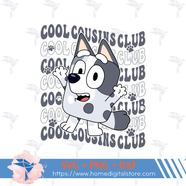 Cool Cousins Clubs Bluey