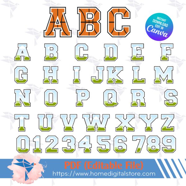 Sport Font Canva Frame