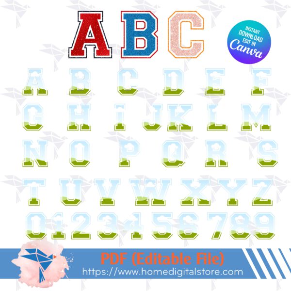 Sport Font Canva Frame